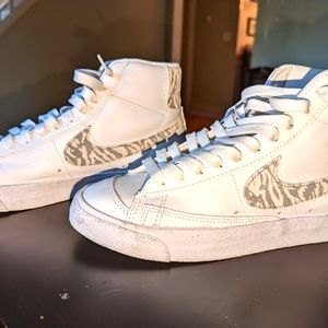 Zebra Nike Blazers